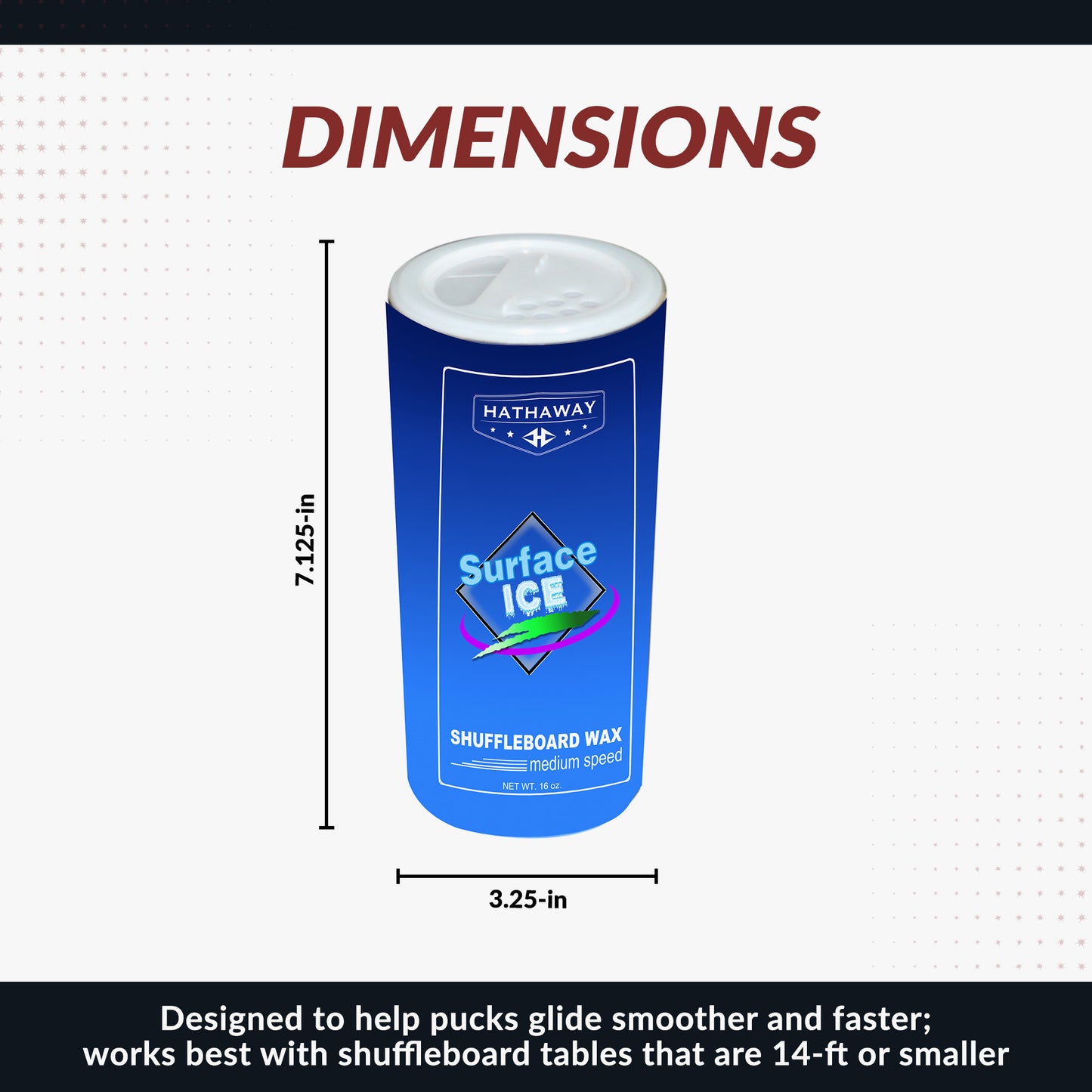 Surface Ice Shuffleboard Wax