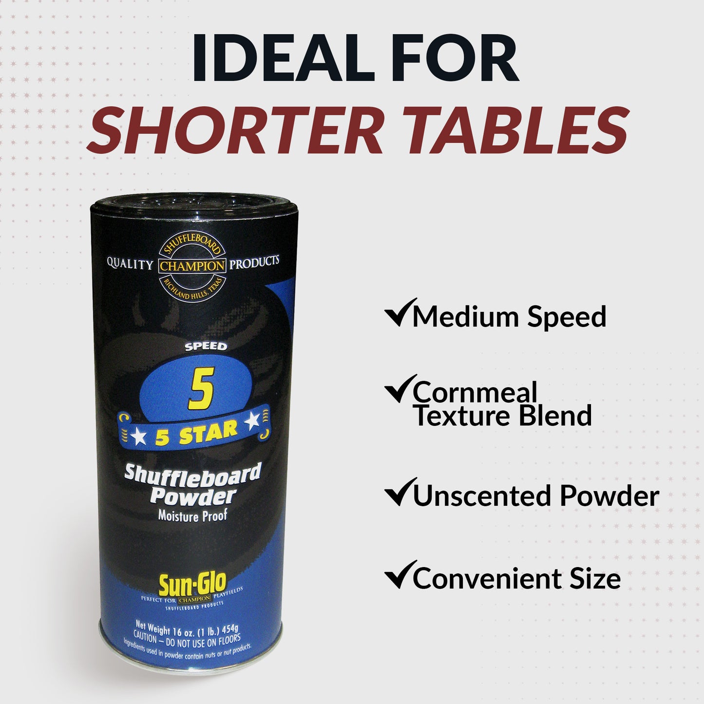 Sun Glo Shuffleboard Powder
