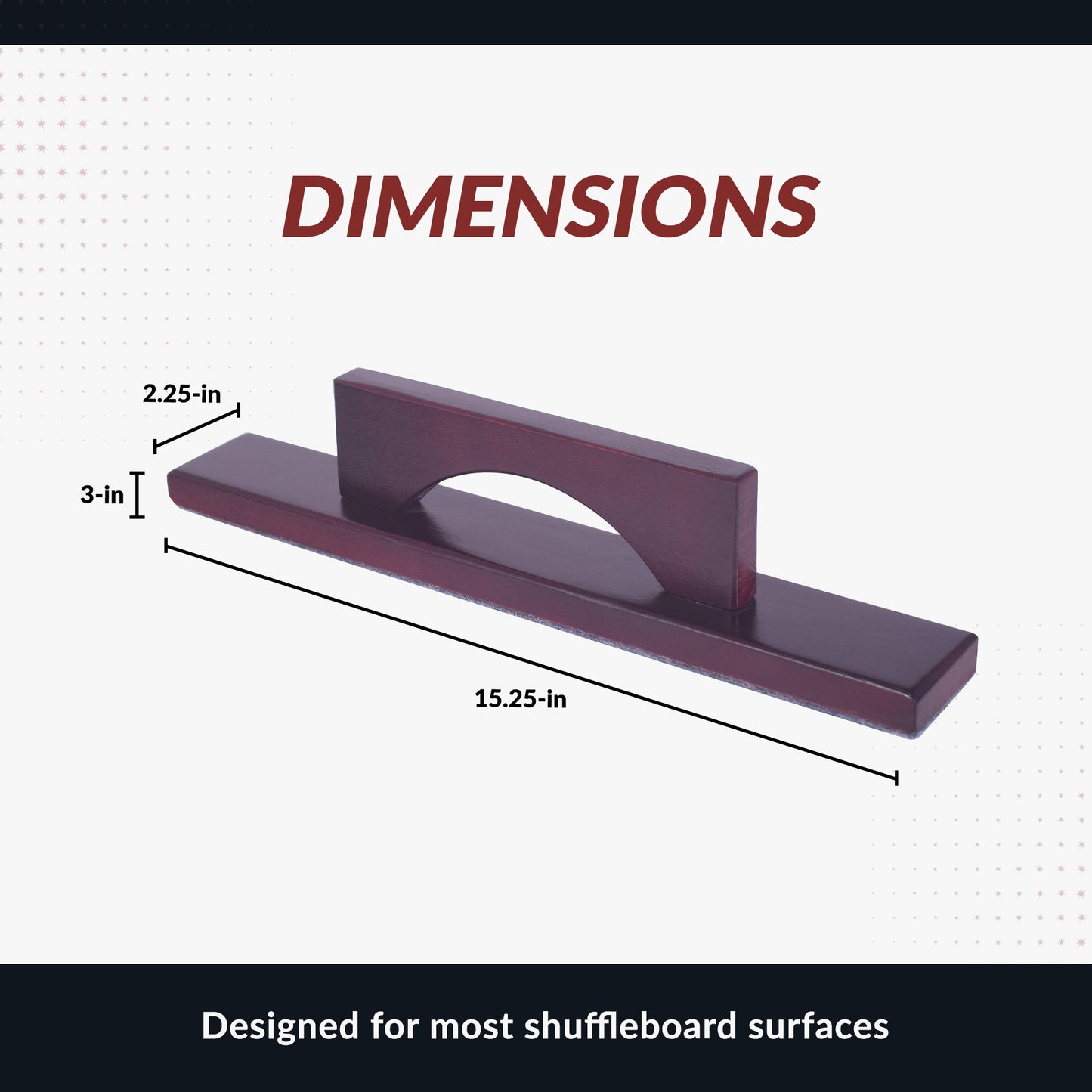 Shuffleboard Table Brush