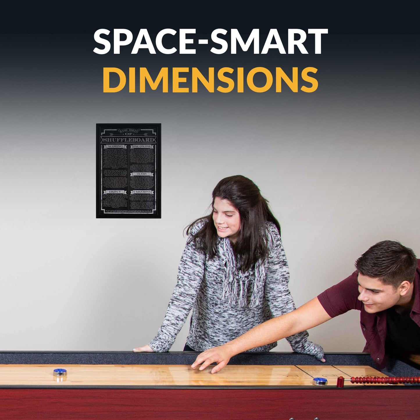 Shuffleboard Game Rules Wall Art